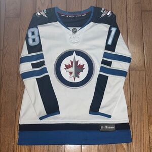 Fanatics Winnipeg Jets Blue and White Jersey